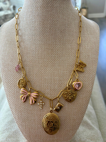 Locket Charm Necklace