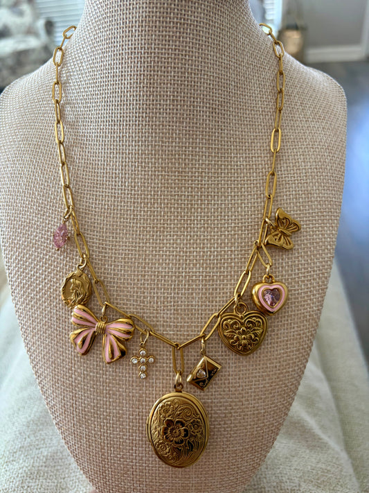Locket Charm Necklace