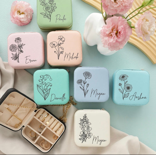 Customized Leather Jewelry Boxes