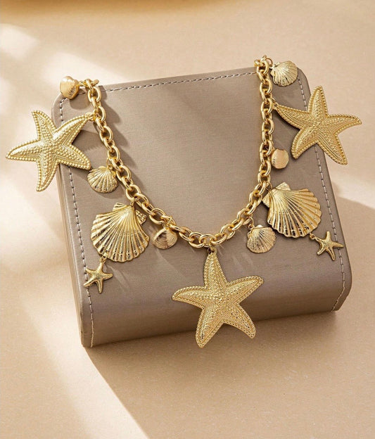 Gold Sun Charm Waist Chain Belt