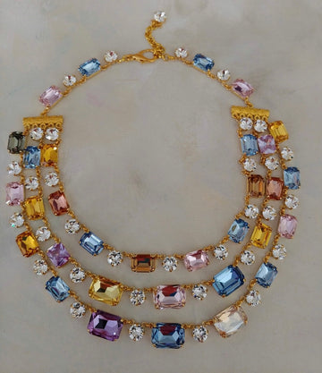 Austrian Crystal Statement Necklace