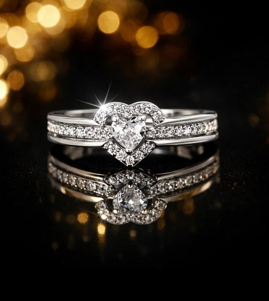 At the Heart of It CZ Ring