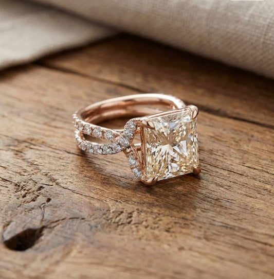 Glass Vintage Ring