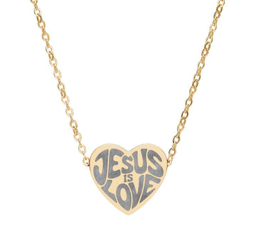 Jesus Is Love Necklace
