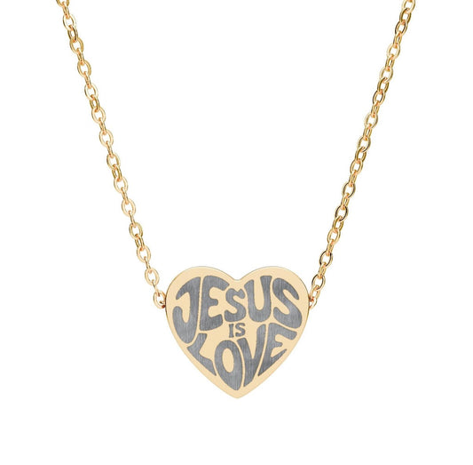 Jesus Is Love Necklace