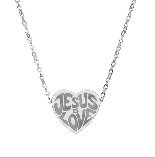 Jesus Is Love Necklace